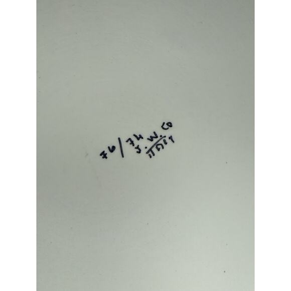 blue and white porcelain Plate Chip Dip Blue Onion Appetizer Plate - Picture 3 of 3